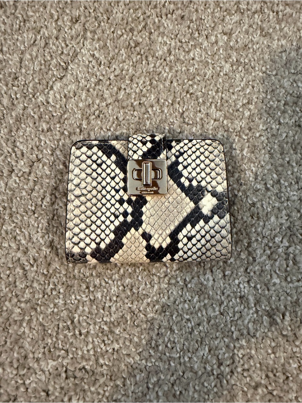 Kate Spade Snake Print Small Wallet